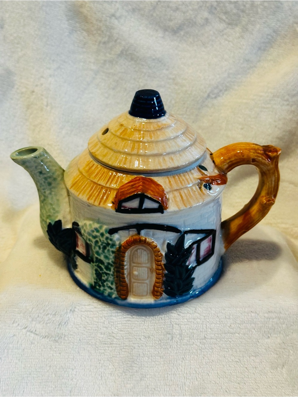 Vintage Cottageware Creamer Or Small Teapot Occupied Japan Collectible Tea Party